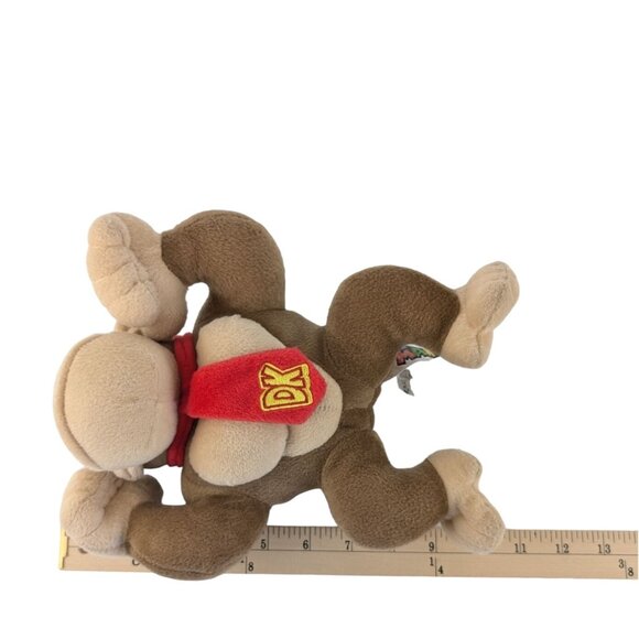 Super Mario DK Donkey Kong Plush Gorilla Ape 11" Stuffed Animal Toy by Basic Fun - Picture 6 of 6